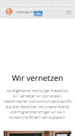 Mobile Screenshot of hamburger-presseclub.de
